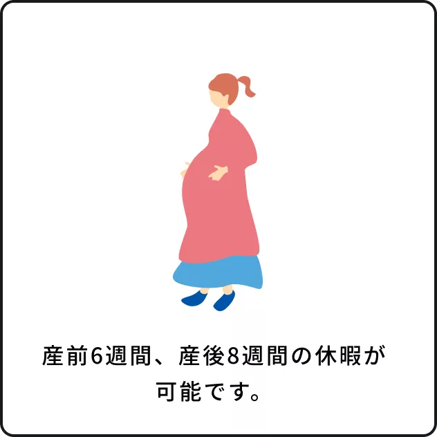 産前産後休暇制度イメージ